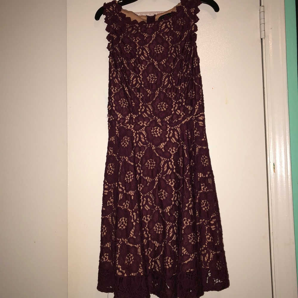 Burgundy/Nude Homecoming/Formal Wear Dress